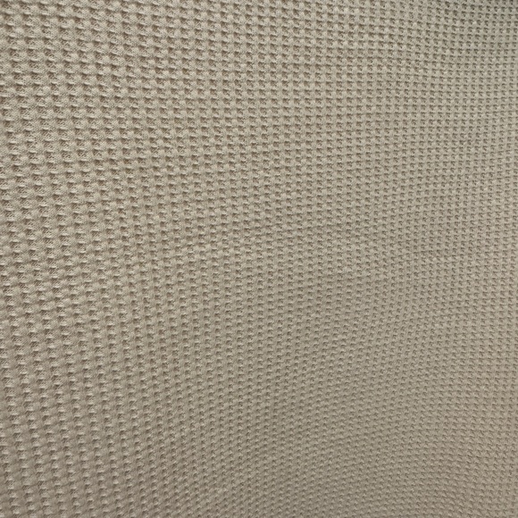 CARLY JEAN LOS ANGELES CJLA IVORY CREAM WAFFLE KNIT TOP - Picture 3 of 6